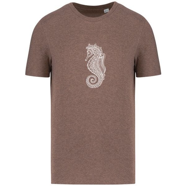 Brandless Basic Bio T-Shirt Nr.4 Seepferd 155g/m² XXS - 5 XL