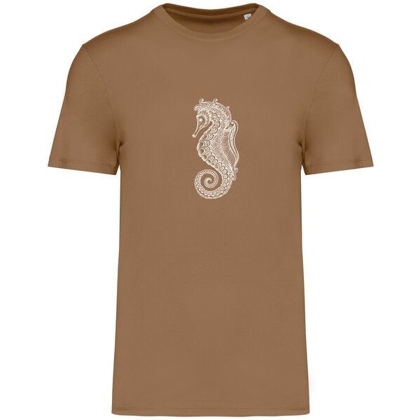 Brandless Basic Bio T-Shirt Nr.4 Seepferd 155g/m² XXS - 5 XL