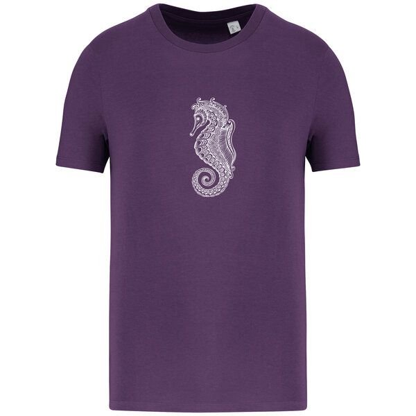 Brandless Basic Bio T-Shirt Nr.4 Seepferd 155g/m² XXS - 5 XL