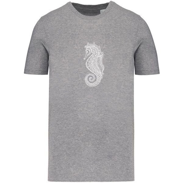 Brandless Basic Bio T-Shirt Nr.4 Seepferd 155g/m² XXS - 5 XL