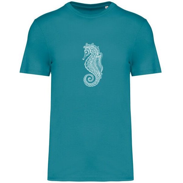 Brandless Basic Bio T-Shirt Nr.4 Seepferd 155g/m² XXS - 5 XL