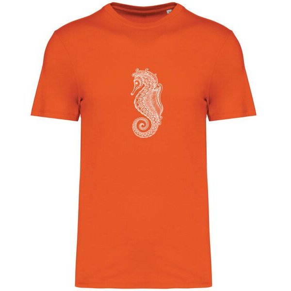 Brandless Basic Bio T-Shirt Nr.4 Seepferd 155g/m² XXS - 5 XL