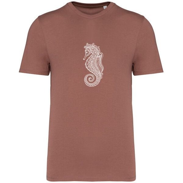 Brandless Basic Bio T-Shirt Nr.4 Seepferd 155g/m² XXS - 5 XL