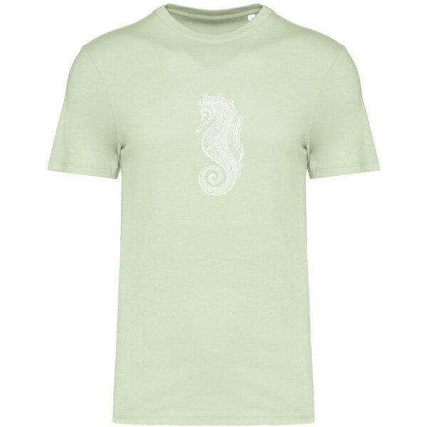 Brandless Basic Bio T-Shirt Nr.4 Seepferd 155g/m² XXS - 5 XL