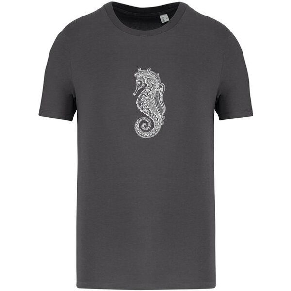 Brandless Basic Bio T-Shirt Nr.4 Seepferd 155g/m² XXS - 5 XL