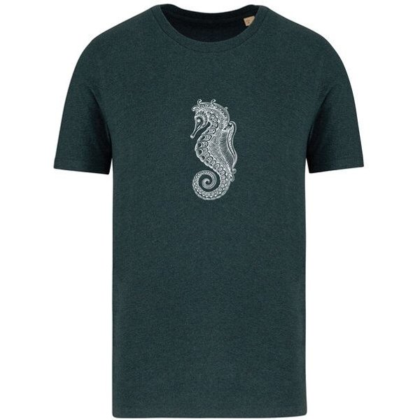 Brandless Basic Bio T-Shirt Nr.4 Seepferd 155g/m² XXS - 5 XL
