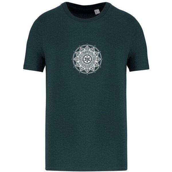 Brandless Basic Bio T-Shirt Anahata Chakra Nr. 4 ( 155g/m²) XXS - 5 XL