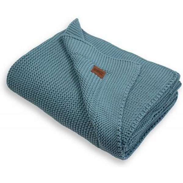 A&R Textile A&R Babydecke Strickdecke 80 x 100 cm Bio Baumwolle hergestellt in Europa in eleganter Geschenkverpackung
