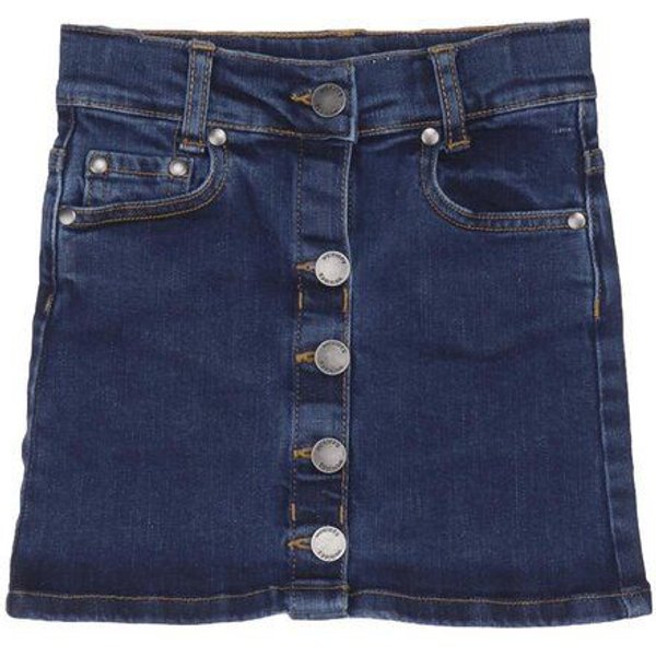 Jeans-Rock Dunkelblau Walkiddy Bio Baumwolle, GOTS-zertifiziert, nachhaltig, elastisch, stilvoll, umweltfreundlich, allergikerfreundlich, langlebig, Baby/Kleinkind.