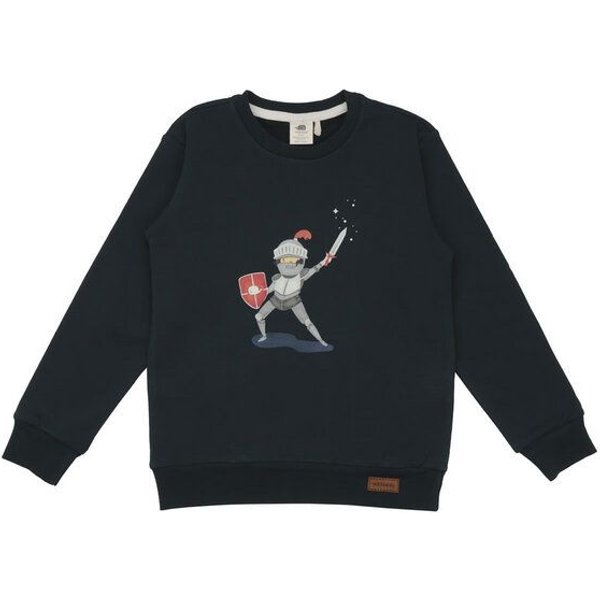 Baby Sweatshirt GOTS zertifiziert – Dunkelgrün mit Motiv, weich & bequem | von Walkiddy