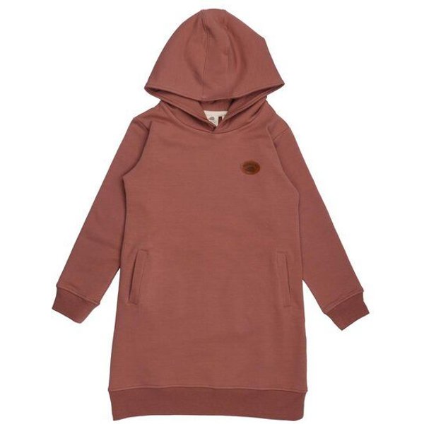 Langarmkleid Bio-Baumwolle Rose Pink Walkiddy umweltfreundlich & stilvoll für Kinder