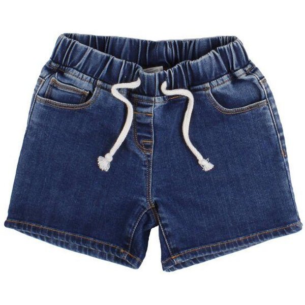 Kinder Jeansshorts Bio-Baumwolle elastisch – nachhaltige kurze Hose von Walkiddy, GOTS-zertifiziert, fair produziert, bequem für Alltag & Abenteuer