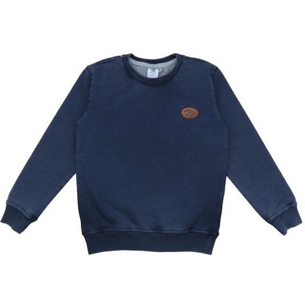 Baby Langarmshirt GOTS zertifiziert, dunkelblau, Bio-Baumwolle, weich & bequem – Walkiddy