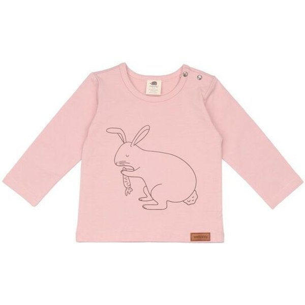 Langarmshirt Baby Bio-Baumwolle Rosa – weicher Jersey von Walkiddy, hautfreundlich, vegan & fair produziert – nachhaltige, hautfreundliche & langlebige Qualität von Walkiddy