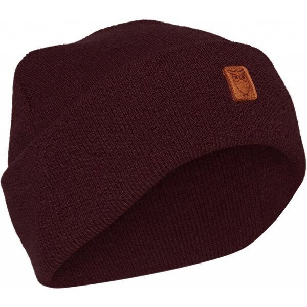 KnowledgeCotton Apparel Mütze - LEAF Beanie organic wool - GOTS