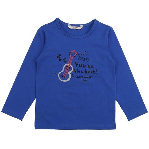 Cotokids Kinder Langarmshirt GOTS-zertifiziert aus Bio-Baumwolle, blau mit Motiv – Walkiddy, weich, hautfreundlich, nachhaltig & fair produziert