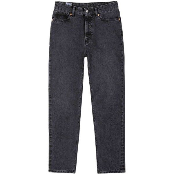 Kings Of Indigo Jeans Caroline Cropped High Rise Tapered Holo Grey Used