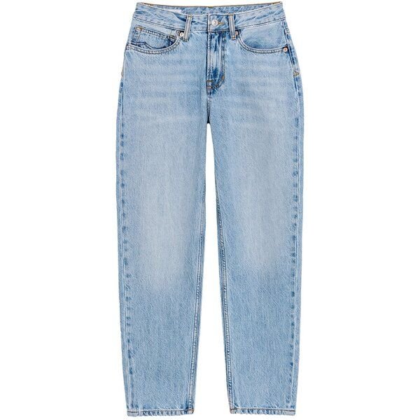 Kings Of Indigo Jeans Caroline Cropped Mid Rise Tapered Blue Reef Super Light Used