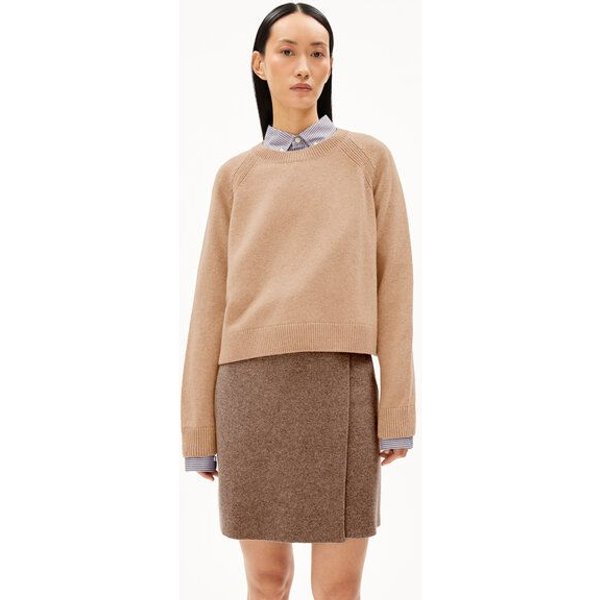 ARMEDANGELS DILIRIAA REGLANA Damen Pullover aus recyclem Bio-Woll Mix