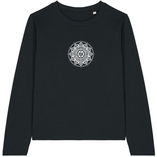 Brandless Basic Bio Damen Longsleeve Anahata Chakra 180 g/m² XS - XXL