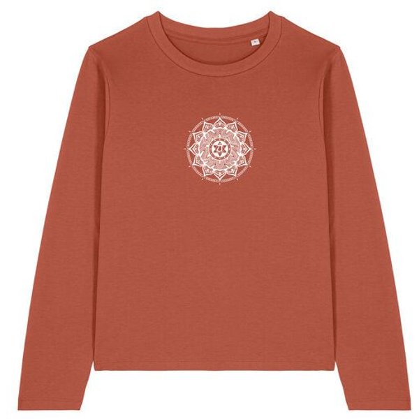 Brandless Basic Bio Damen Longsleeve Anahata Chakra 180 g/m² XS - XXL