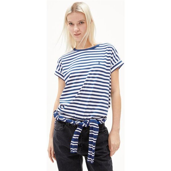 ARMEDANGELS IDAARA STRIPES Damen T-Shirt aus Bio-Baumwolle