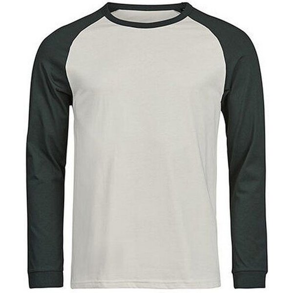 TeeJays Herren Langarm T-Shirt Two Tone Bio - Baumwolle bis 3XL Longsleeve