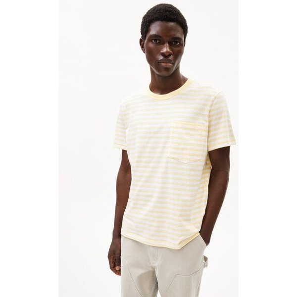 ARMEDANGELS MAARKOS POCKET STRIPES Herren T-Shirt aus Bio-Baumwolle