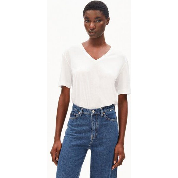 ARMEDANGELS V-NECK Damen T-Shirt aus TENCEL Lyocell Mix