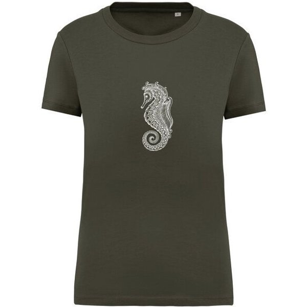 Brandless Basic Bio T-Shirt (ladies) Nr.4 Seepferd 155 g/m² XS- XXL