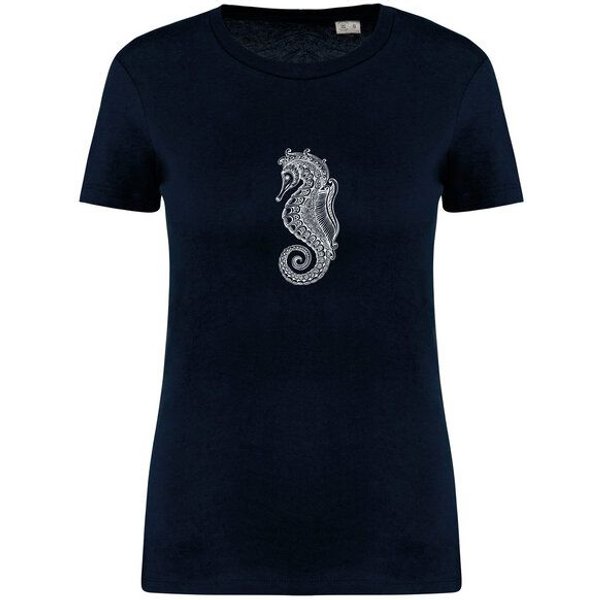 Brandless Basic Bio T-Shirt (ladies) Nr.4 Seepferd 155 g/m² XS- XXL