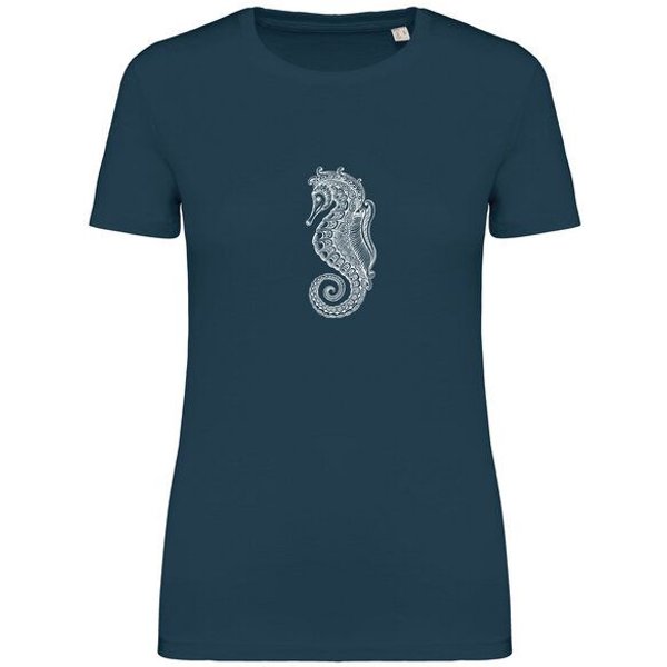 Brandless Basic Bio T-Shirt (ladies) Nr.4 Seepferd 155 g/m² XS- XXL