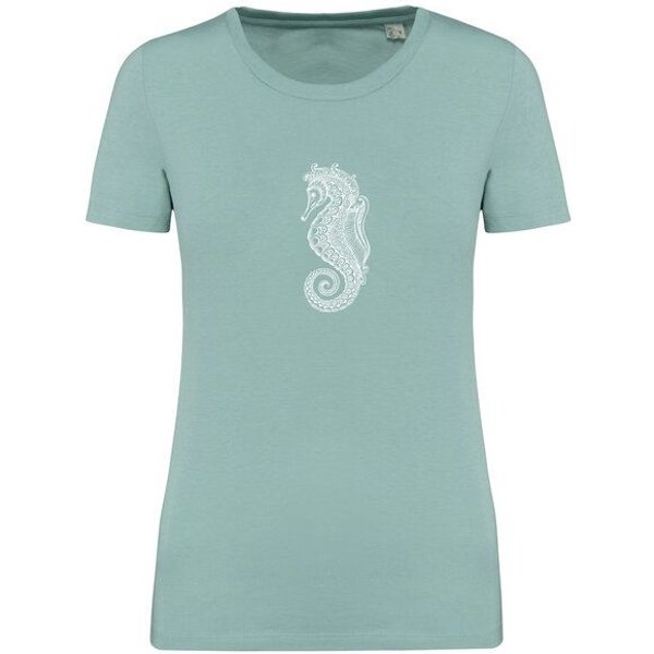 Brandless Basic Bio T-Shirt (ladies) Nr.4 Seepferd 155 g/m² XS- XXL