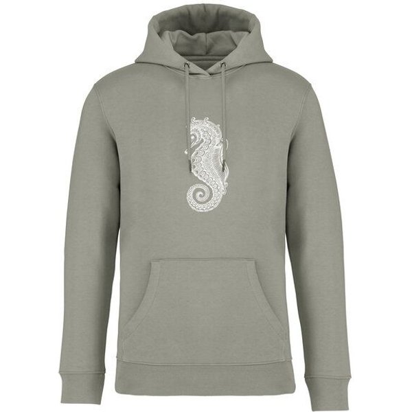 Brandless Basic Bio Unisex Hoody Nr. 4 Seepferd 350g/m²