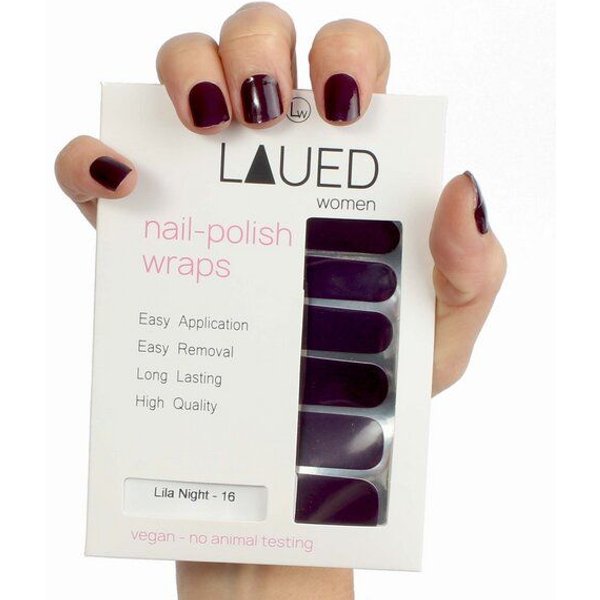 Vargu LAUED vegane Nagelfolien solid purple