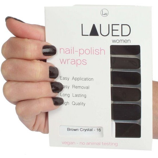 Vargu LAUED vegane Nagelfolien solid brown