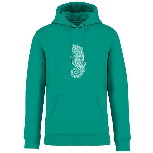 Brandless Basic Bio Unisex Hoody Nr. 4 Seepferd 350g/m²