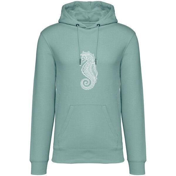 Brandless Basic Bio Unisex Hoody Nr. 4 Seepferd 350g/m²