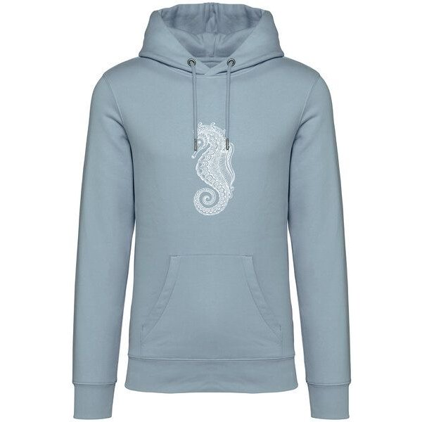 Brandless Basic Bio Unisex Hoody Nr. 4 Seepferd 350g/m²