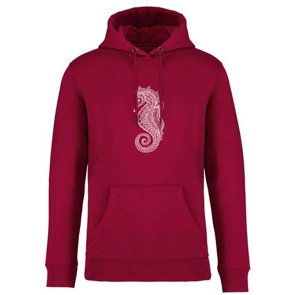 Brandless Basic Bio Unisex Hoody Nr. 4 Seepferd 350g/m²