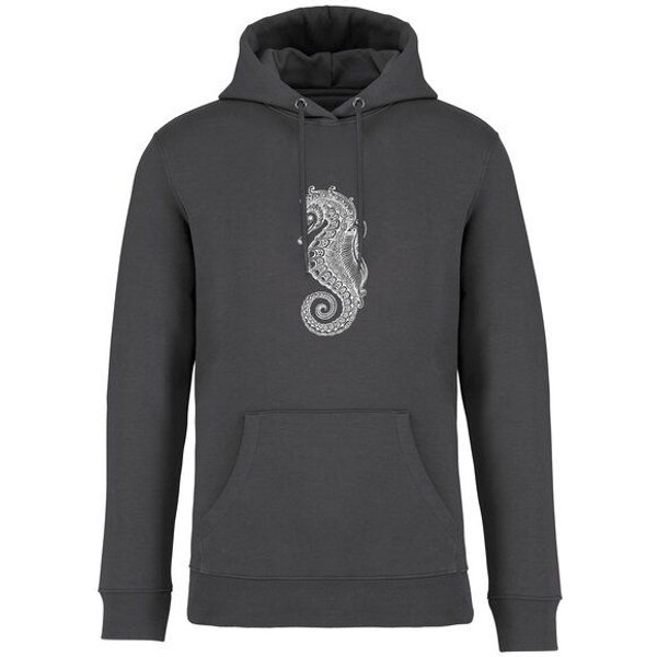 Brandless Basic Bio Unisex Hoody Nr. 4 Seepferd 350g/m²