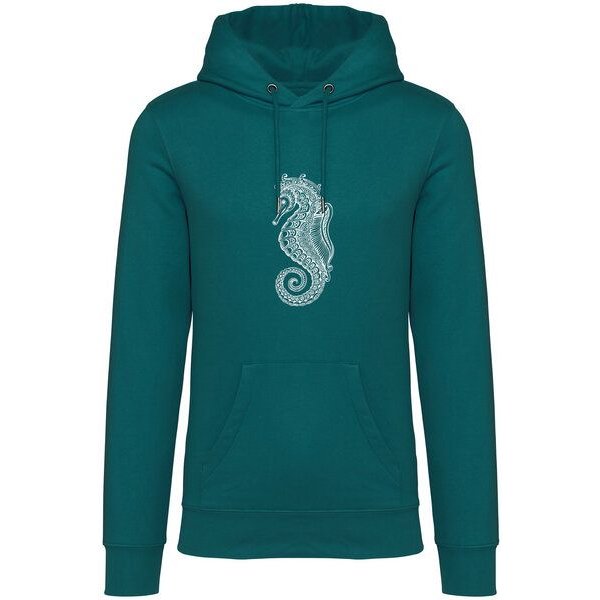Brandless Basic Bio Unisex Hoody Nr. 4 Seepferd 350g/m²