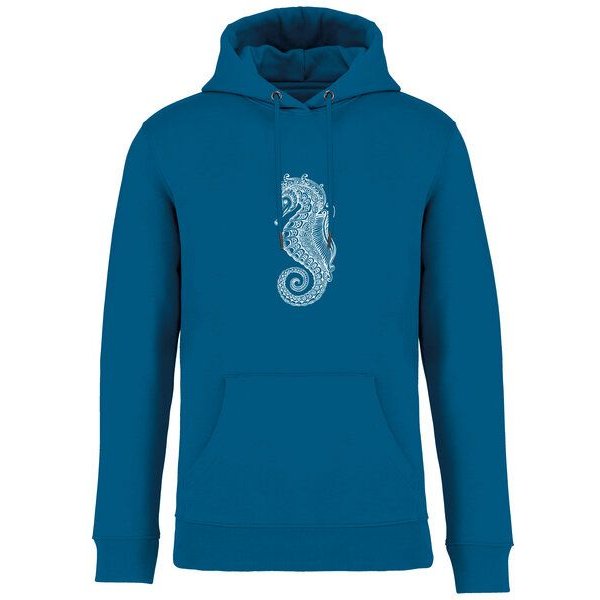 Brandless Basic Bio Unisex Hoody Nr. 4 Seepferd 350g/m²