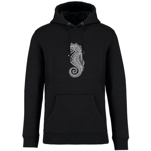 Brandless Basic Bio Unisex Hoody Nr. 4 Seepferd 350g/m²