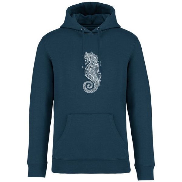 Brandless Basic Bio Unisex Hoody Nr. 4 Seepferd 350g/m²