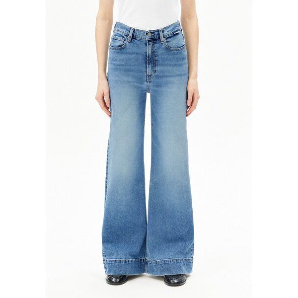ARMEDANGELS MURLIAA Damen Wide Leg Jeans recycelter Baumwoll Mix