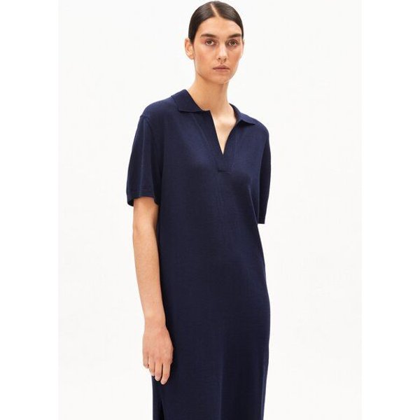 ARMEDANGELS FINE POLO Damen Strickkleid aus Bio-Baumwoll Mix