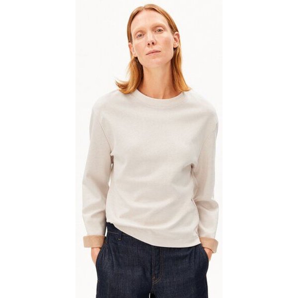 ARMEDANGELS UN-WASTED Damen Longsleeve aus recyceltem Baumwoll Mix