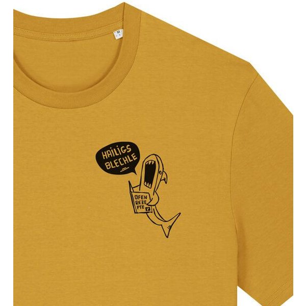 päfjes Hailigs Blechle Hai Kochen - Unisex Männer T-Shirt Bio & Fair