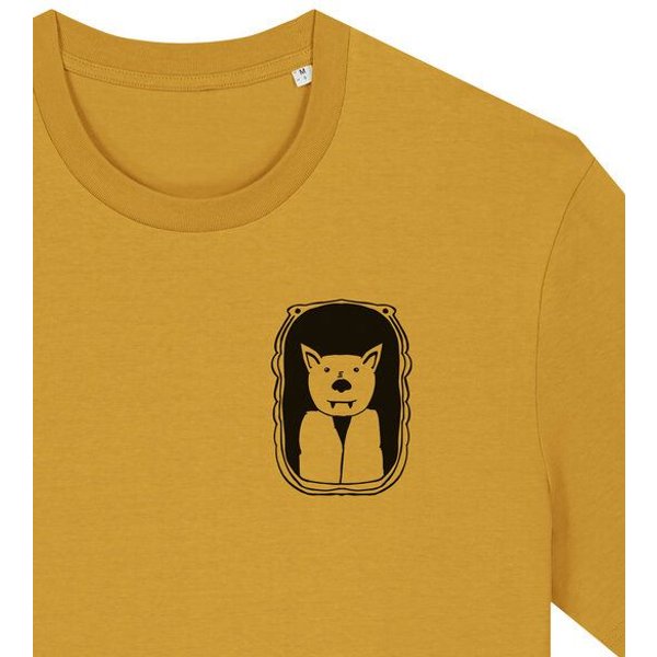 päfjes Der Graf / Vampir Fledermaus im Bilderrahmen - Unisex Männer T-Shirt Bio & Fair